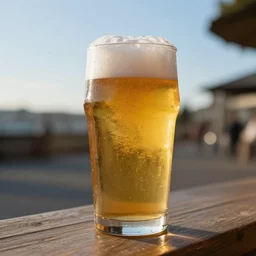 beer, ultra realistic!!!, clear weather, golden hour, sharp focus