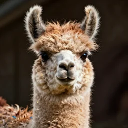 portrait of solo llama character in guardians of the galaxy movie, marvel, llama portrait, all rights reserved