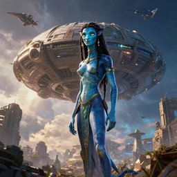 avatar movie valkariye mothership kind of mother ship 4 k image