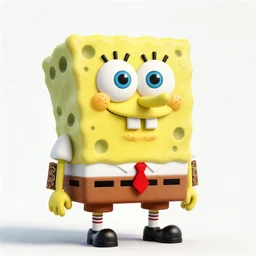 spongebob wearing a gucci jacket, ornate detail