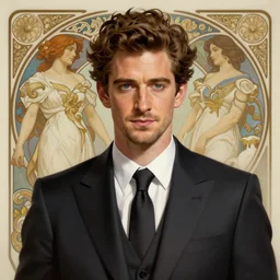 full figure ultra realistic illustration, andrew garfield as business man, intricate, elegant, highly detailed, digital painting, artstation, concept art, smooth, sharp focus, illustration, art by artgerm and greg rutkowski and alphonse mucha