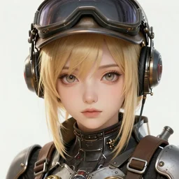 character concept art of a dieselpunk woman engineer | | blonde, anime, close up, cute - fine - face, pretty face, realistic shaded perfect face, fine details by hyeyoung kim, stanley artgerm lau, wlop, rossdraws, james jean, andrei riabovitchev, marc simonetti, and sakimichan, trending on artstation