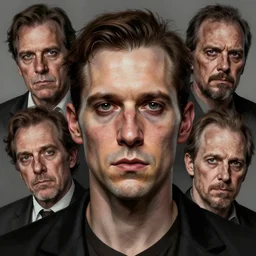portrait of jackson hinkle, horror, by donato giancola and greg rutkowski and wayne barlow and zdzisław beksinski, realistic face, visible face, digital art