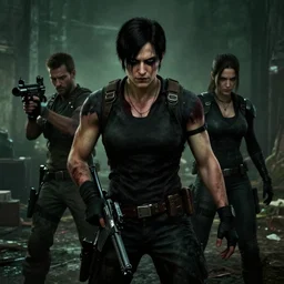 a film still from resident evil ( 2 0 0 2 )