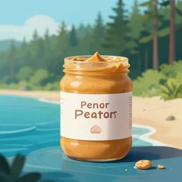 peanut butter, ocean, forest trending on artstation