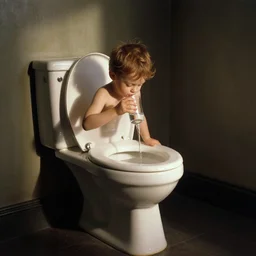 little mr toilet water drinker by richard hargreaves