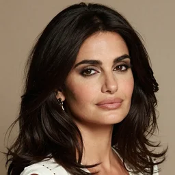 Portrait of Penélope Cruz Sánchez in style of Etam Cru