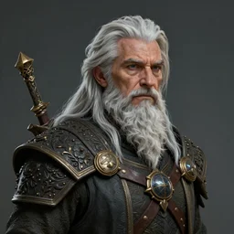 A fantasy comic book style portrait painting of a Druid elder, unreal 5, DAZ, hyperrealistic, octane render, cosplay, RPG portrait