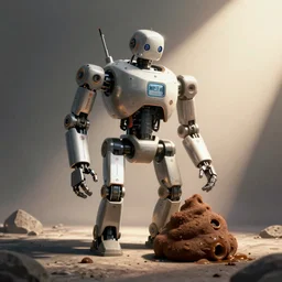 robot poop by weta.