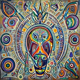 ayahuasca visionary art, award winning oil painting