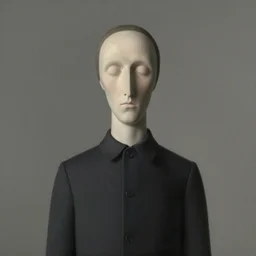 A strange-looking character, by René Magritte