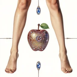 album cover art for outer edge legs center jeweled fruit akihiko yoshida