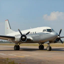 a Lockheed Electra parked on the runway of a African airport, beautiful digital art, cinematic composition, detailed, concept art, Matt painting, oil painting, high res, norman rockwell artwork style,