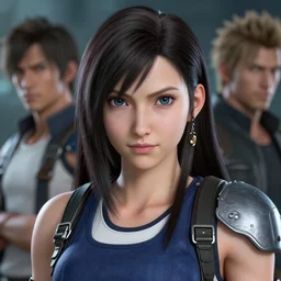 portrait of tifa lockhart, final fantasy, art by artgerm, wlop, loish, ilya kuvshinov, 8 k hyperrealistic, hyperdetailed, beautiful lighting, detailed background, depth of field, symmetrical face, frostbite 3 engine, cryengine,