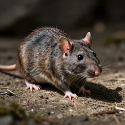photorealistic battered rat, professional food photography