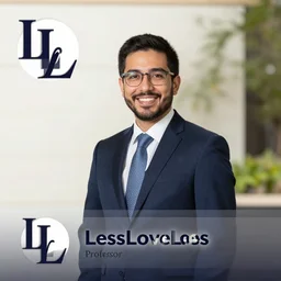 The Philosophy Professor named LessLoveLess, Font LessLoveLess, Logo LLL