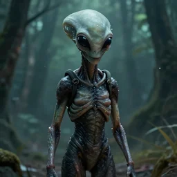 still of alien from the movie nope, 4 k, detailed