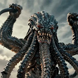 closeup of cthulhu, action movie, dramatic, suspense, ominous, movie still, by stanley kubrik