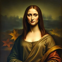 mona lisa with large muscles
