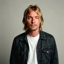 dslr photo portrait still of kurt cobain in 2 0 2 2, 8 5 mm, f 1. 8