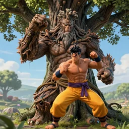 treebeard as dhalsim from street fighter, 4 k, ultra realistic, detailed focused art by artgerm and greg rutkowski and alphonse mucha
