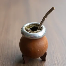 el mate made of gourd