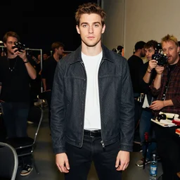 a photo of Alf backstage in his daily outfit