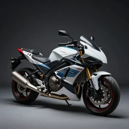 a studio photo of a jet bike