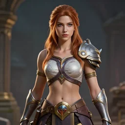 athena heroine video game character portrait 8 k uhd photorealistic perfect lighting