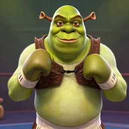 Logan Paul boxing Shrek