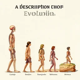 a description of human evolution.