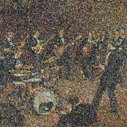 a painting of a band show by Adolph Menzel