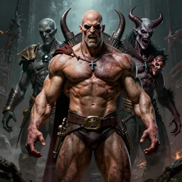 the platonic ideal of calistenics doctor manhattan wild hunt cletus kasady carnage nazgul, detailed, intricate, hyperrealism, intense, scary art by brock hofer and artgerm and greg rutkowski and alex grey