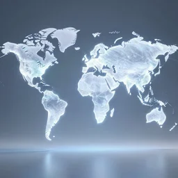 A world where technology has advanced so far that everything is made of energy and light,