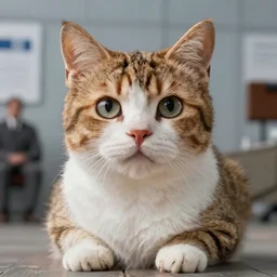 film still of anthropomorphic anthropomorphic calico cat as cooper in interstellar, 4 k