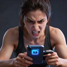 your anger mom watching you play discord, muscle extremely detailed, fantastic details full face, mouth, trending on artstation, pixiv, cgsociety, hyperdetailed Unreal Engine 4k 8k ultra HD,  WLOP