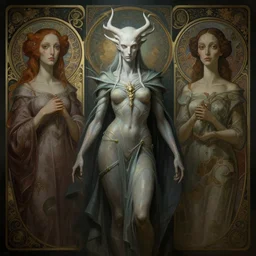 ancient one, physically accurate, moody dynamic lighting, very very intricate, very very elegant, highly detailed, digital painting, artstation, HR GIGER, Hieronymus Bosch, Francis Bacon, concept art, smooth, very beautiful, sharp focus, illustration, art by artgerm and greg rutkowski and alphonse mucha