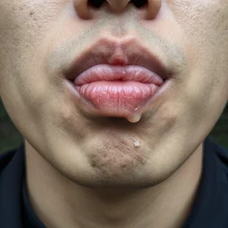 the rock with a double chin