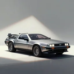 concept car sketch of Delorean car by Syd Mead