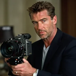 a screenshot of pierce brosnan in casino royale, extremely realistic, shot on arri alexa prime lens
