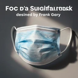 “ Photo of a surgical mask designed by Frank Gary”