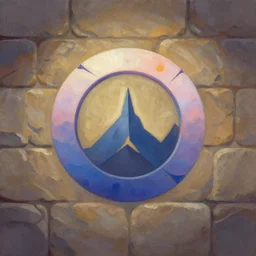 ( stylized ) overwatch blizzard ( handpainted ) illustration texture of a stone wall by michael vicente, orb, oilpainting, substance painter, substance designer, unreal engine - w 5 1 2