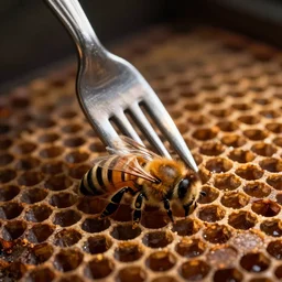 fork in a beehive