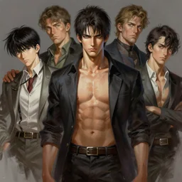 disco elysium character posing for a picture, digital painting, masterpiece by rembrandt and thomas kinkade and frank frazetta and kentaro miura, by reiq and tite kubo, stylized yet realistic faces and anatomy, advanced lighting technology, beautiful, gorgeous brush strokes