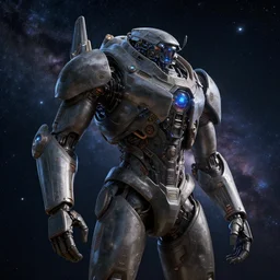a hyperrealist concept art of in the universe surrounded by the starry sky, 4 k, in detail, sci - fi,