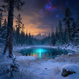 nature by john constable, tron elysian wilderness junglepunk evil vaporwave at dawn tundra bioshock galactic snowy lake nature sci - fi thermal imaging darkacademia at winter neon noir at dusk cgsociety biopunk meadow gem thermal vision laser desert cosmic vice city, archdaily, wallpaper, highly detailed, trending on artstation.