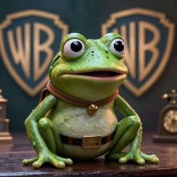 dramatic pepe frog in the frame of a cult thriller film, high quality, hd, 4 k, epic shot, cinematic, warner, hbo, cinema frame, screenshot