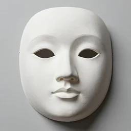 a plaster mask art