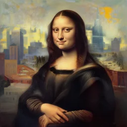 city of boston, painted by leonardo davinci, digital painting, 4 k