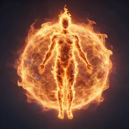floating flames, fibers, forming a gigantic human body standing on the sun, environment, 8 k, lifelike, high detailed, hyper - realistic, cinematic, epic, moody, craig mullens, artstation, nasa, lens dirt